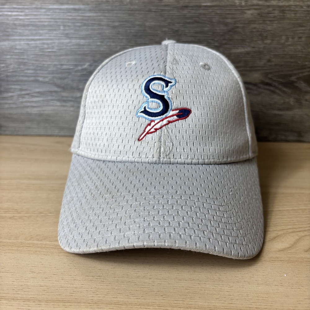 Stillwater Sockeyes Hat Cap Fitted Youth 6 3/8 Gray MILB Baseball Pacific
